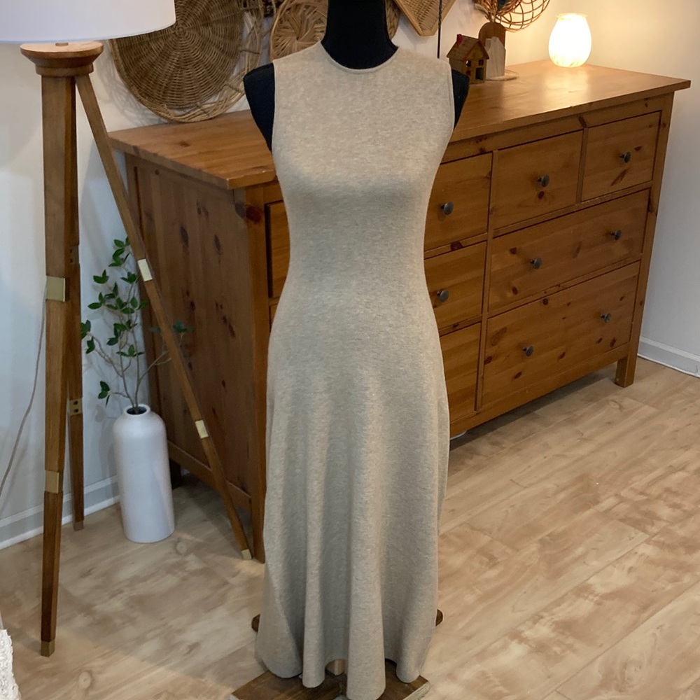 Zara midi knit dress